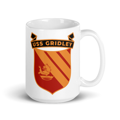 USS Gridley (CG-21) Ship's Crest Mug