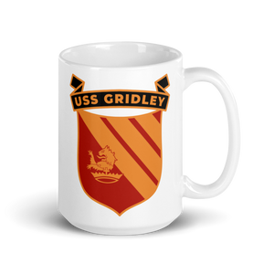 USS Gridley (CG-21) Ship's Crest Mug