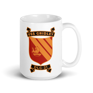 USS Gridley (DLG-21) Ship's Crest Mug