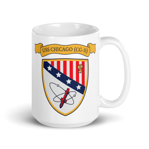 USS Chicago (CG-11) Ship's Crest Mug - Gold
